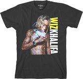 Wiz Khalifa Heren Tshirt -2XL- Blazer Zwart