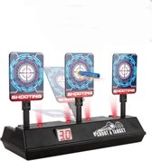 Ariko Schietschijf Target - Schietspel-Geluid - Speelgoed - Geschikt voor NERF Gun- Met LCD Score teller - inclusief batterijen