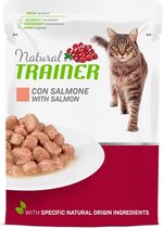 Natural trainer cat adult salmon pouch