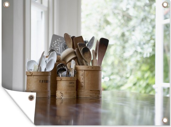 Décoration de Jardin Couverts - Cuisine - Pots - 40x30 cm