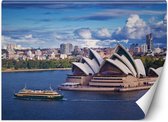 Trend24 - Behang - Sydney Opera House - Vliesbehang - Fotobehang - Behang Woonkamer - 100x70 cm - Incl. behanglijm