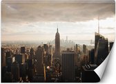 Trend24 - Behang - New York - Manhattan - Behangpapier - Fotobehang - Behang Woonkamer - 150x105 cm - Incl. behanglijm