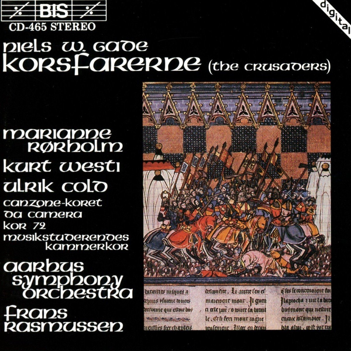 Niels W. Gade & Aarhus Symphony Orchestra, Frans Rasmussen - Korsfarerne (The Crusaders) (CD)