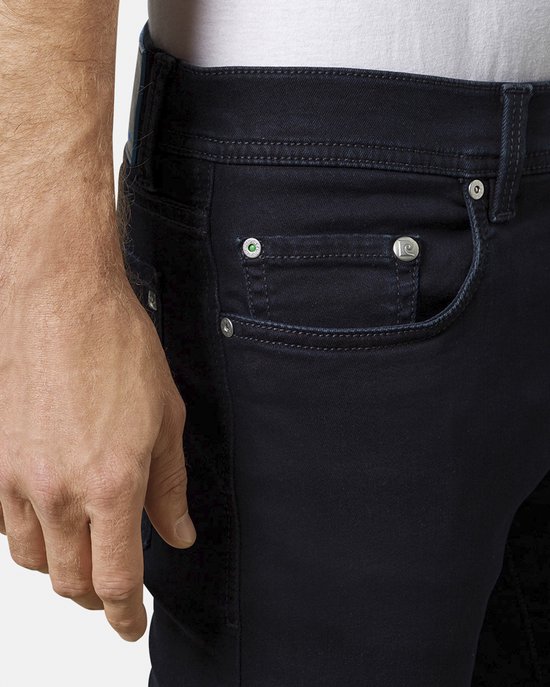Pierre Cardin - Pantalon Lyon Future Flex Blauw Foncé - Coupe Moderne - Pantalon Homme taille W 34 - L 32