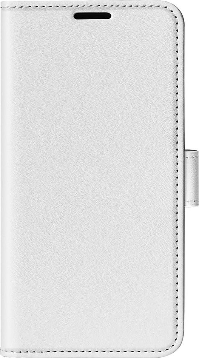 Mobigear Telefoonhoesje geschikt voor Samsung Galaxy M22 Hoesje | Mobigear Wallet Bookcase Portemonnee | Pasjeshouder voor 3 Pasjes | Telefoonhoesje voor Pinpas / OV Kaart / Rijbewijs - Wit
