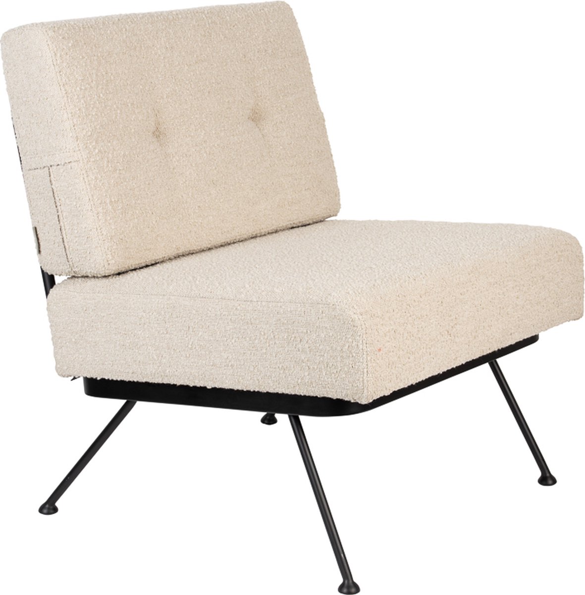 Bowie Loungestoel Bouclé Beige