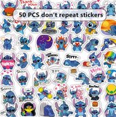 Stitch sticker/Disney 50 Stuks Cartoon/Koffer/Gitaar/Fiets/Laptop/Scooter/Mobiel