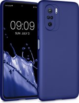 kwmobile telefoonhoesje voor Xiaomi Mi 11i - Hoesje voor smartphone - Back cover in metallic blauw