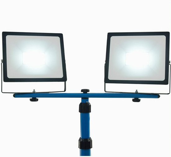 Led bouwlamp 200 watt 16000 lumen wandmontage helder wit