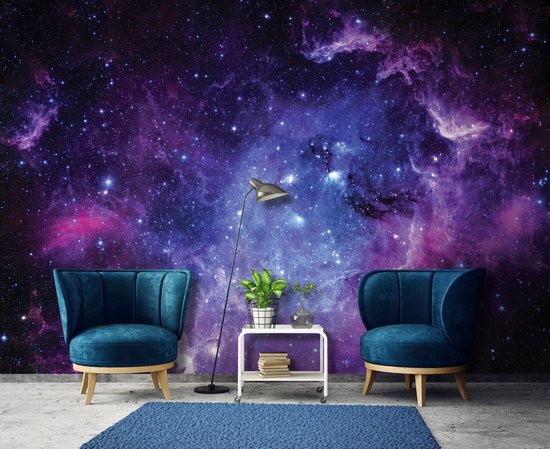 Fotobehang - Vlies Behang - Galaxy - Ruimte - Space - Cosmos - Heelal - Universum - Melkweg - 368 x 254 cm
