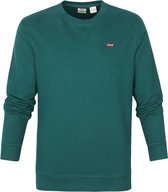 Levi's - Original Sweater Donkergroen - XL - Modern-fit