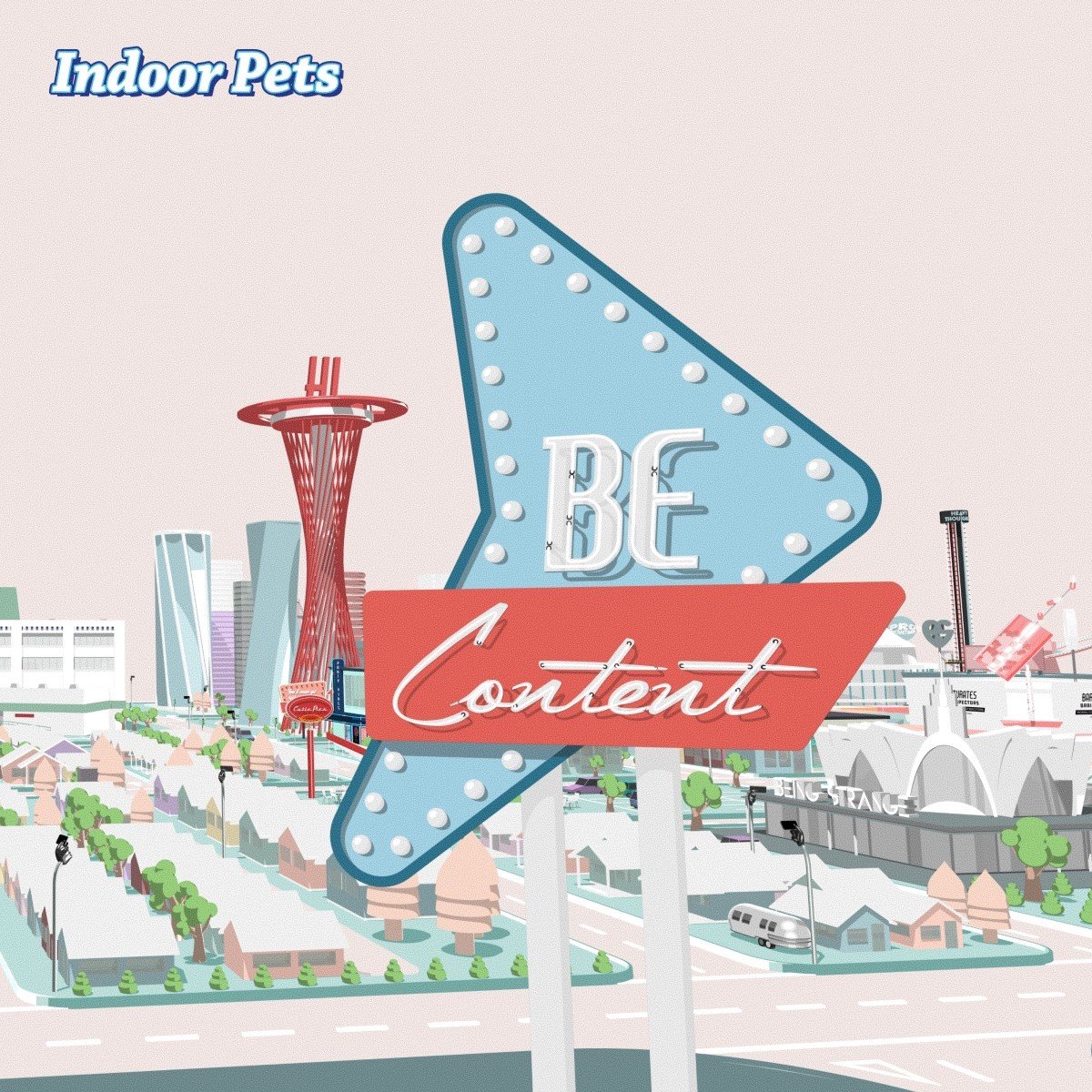Indoor Pets - Be Content (LP) ( Limited Edition) (Coloured Vinyl)