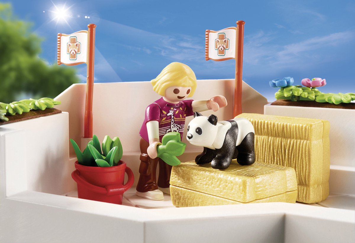 PLAYMOBIL Family Fun Dierenartspraktijk in de dierentuin - 70900 — afbeelding 10