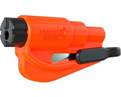 Resqme Noodhamer - reddingshamer auto sleutelhanger - oranje