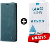 Hoesjes Centrum Telefoonhoesje - Book Case - Geschikt Voor Samsung Galaxy S20 - Blauw