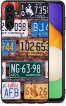 Coque de téléphone Samsung Galaxy A13 Trendy Housses avec Black Edge License Plates