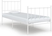 Bedframe metaal wit 90x200 cm