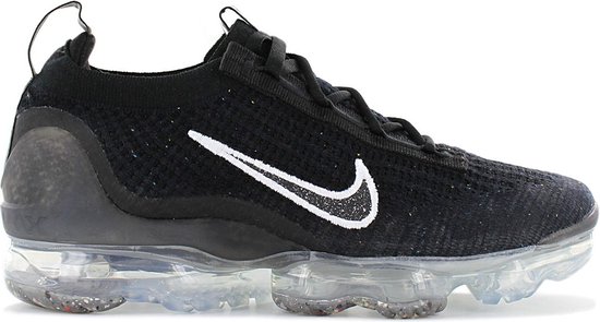 Nike Air VaporMax 2021 FK Flyknit - Dames Sneakers Sport Casual Schoenen Zwart DC4112-002 - Maat EU 36 US 5.5