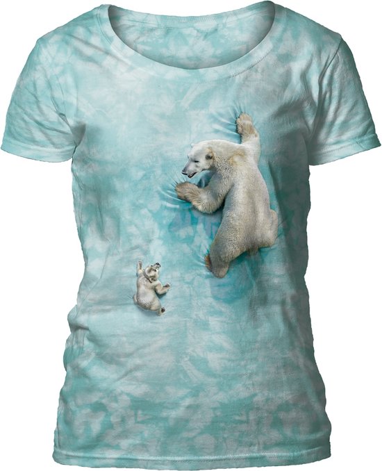 Ladies T-shirt Polar Bear Climb XL