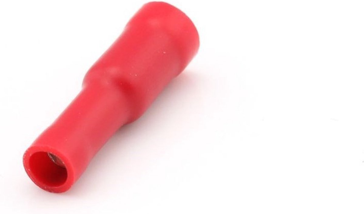 Ripca Rondstekerhuls 0,5-1,5Mm2 Rood 4mm - 100 stuks