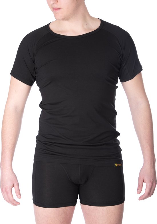 Boxer anti transpiration avec coussinet anti transpiration Homme Noir taille M bol