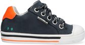 BunniesJR 222230-529 Jongens Lage Sneakers - Blauw - Leer - Veters