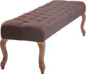 Elegante Zitbank Rovaniemi Stof LA 150 cm, Bruin