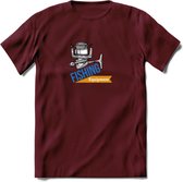 Fishing Equipment - Vissen T-Shirt | Grappig Verjaardag Vis Hobby Cadeau Shirt | Dames - Heren - Unisex | Tshirt Hengelsport Kleding Kado - Burgundy - S
