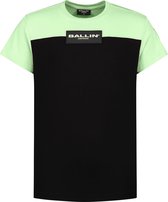 Ballin Amsterdam -  Jongens Slim Fit   T-shirt  - Groen - Maat 140