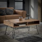 Hoyz - Salontafel Quadro - Acaciahout - 100cm breed