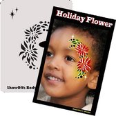 Proaiir Profile Stencil Holiday Flower | Schminksjabloon