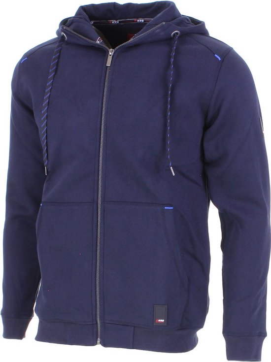Zip Workwear® BRAM Pull à capuche entièrement zippé Bleu marineXXL