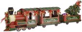 Tinnen model - Kerst locomotief - Merry Christmas - 30 cm hoog