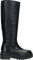 Sacha - Dames - Zwarte hoge chelsea boots - Maat 36