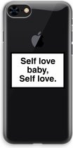 CaseCompany® - iPhone 8 hoesje - Self love - Soft Case / Cover - Bescherming aan alle Kanten - Zijkanten Transparant - Bescherming Over de Schermrand - Back Cover