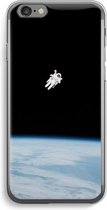 Case Company® - iPhone 6 / 6S hoesje - Alone in Space - Soft Case / Cover - Bescherming aan alle Kanten - Zijkanten Transparant - Bescherming Over de Schermrand - Back Cover