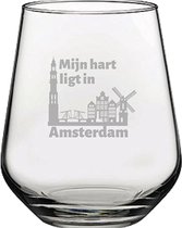 Gegraveerde Drinkglas 42,5cl Amsterdam