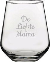 Gegraveerde Drinkglas 42,5cl De Liefste Mama