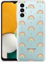 Hoesje Geschikt voor Samsung Galaxy A13 Regenboog Patroon