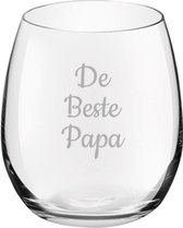 Gegraveerde Drinkglas 39cl De Beste Papa