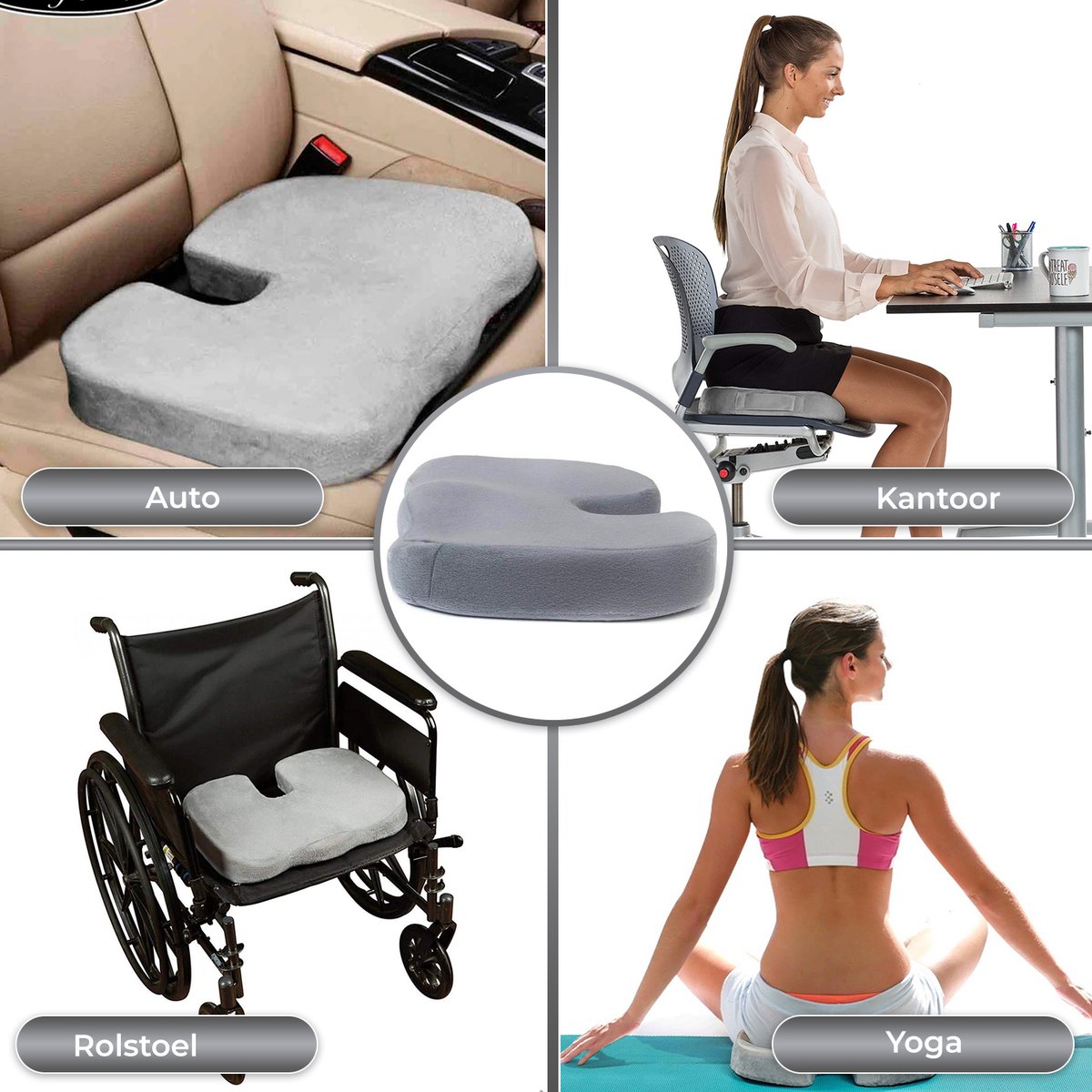 Zitkussen Orthopedische Hemorroïde- En Sciatic-Coccige Relief Rugpijn Ergonomisch Kussen Voor Auto Rolstoel Bureau Zitkussen Orthopedische Zitkussen Orthopedische Hemorroïde- En Sciatic-Coccige Relief Rugpijn Ergonomisch Kussen Voor Auto Rolstoel Bureau Zitkussen Orthopedische