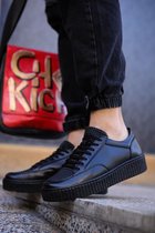 Chekich Heren Sneaker - helemaal zwart - schoenen - CH017 - maat 42