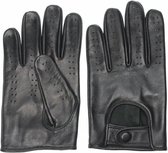 Swift Retro Racing Leren Motorhandschoenen - Handschoenen voor Dames & Heren - Zwart - Maat XL