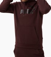 Puma Essentials Big Logo Trui / Hoodie - Bordeaux Heren - Maat M