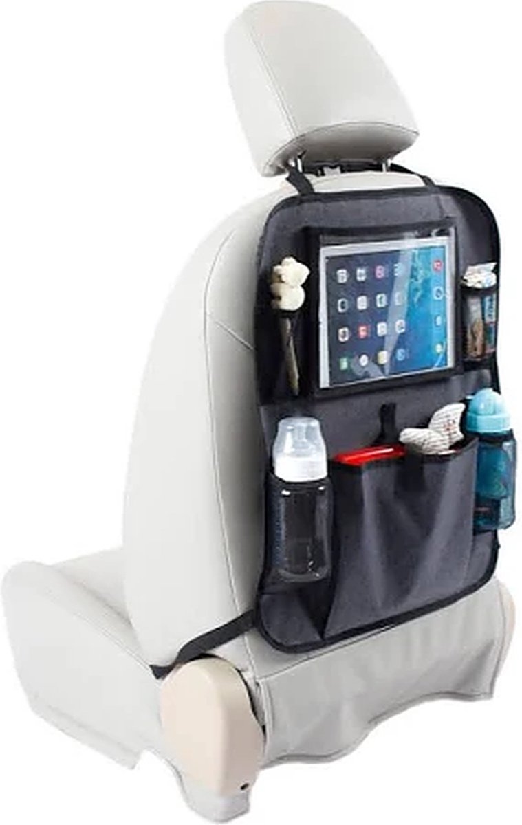 BabyDan Luxe Autostoel Organizer Voor Tablet Grijs