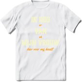 Ik Hou Van Mijn Vrouw T-Shirt | Bier Kleding | Feest | Drank | Grappig Verjaardag Cadeau | - Wit - XXL