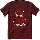 You Are The Best Thing - Valentijn T-Shirt | Grappig Valentijnsdag Cadeautje voor Hem en Haar | Dames - Heren - Unisex | Kleding Cadeau | - Burgundy - XL