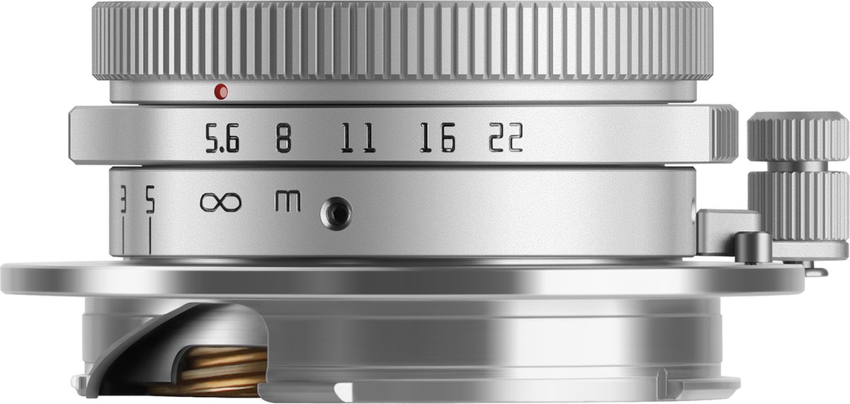 TT Artisan – Cameralens – M 28mm F5.6 voor Leica M, zilver