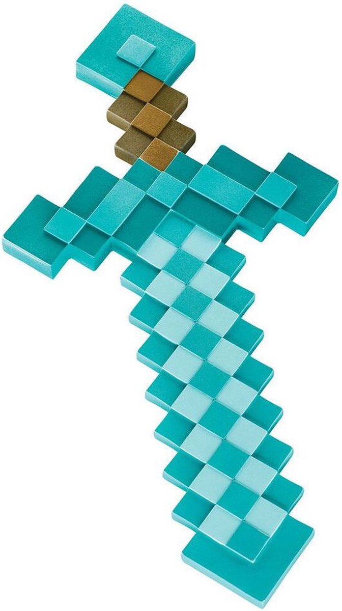 Minecraft Diamond Sword Weapon Kids - Turquoise speelgoedzwaard — afbeelding 6