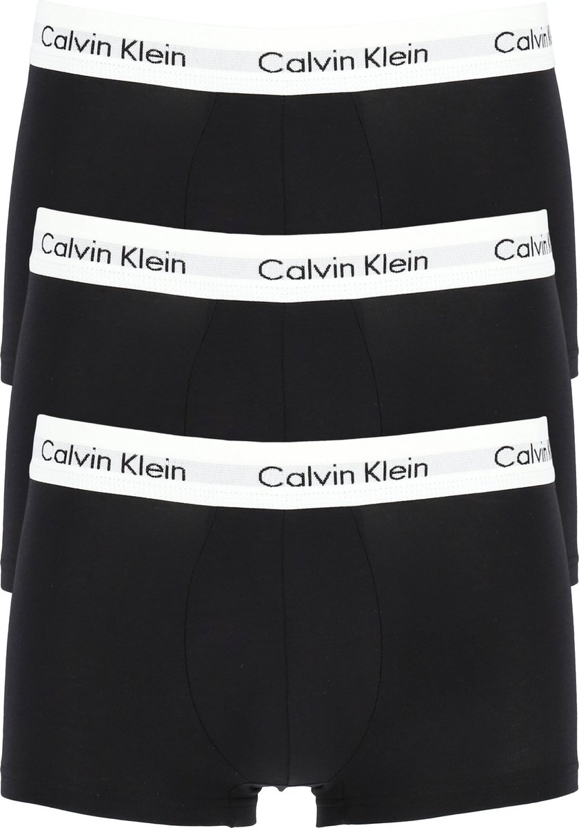 Boxers à taille basse Calvin Klein (paquet de 3) - Noir - Taille L | bol.com